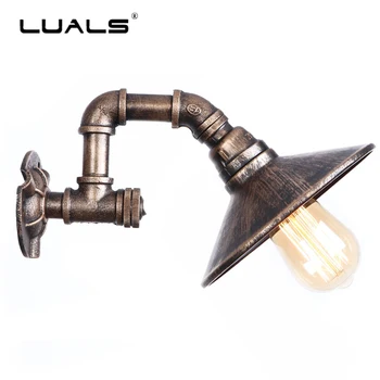 American Wall Lamp Loft Vintage Lights Iron Pipe Wall Lamps Bar Cafe Art Deco Wall Lighting Indoor Industrial Style Wall Light
American Wall Lamp Loft Vintage Lights Iron Pipe Wall Lamps Bar Cafe Art Deco Wall Lighting Indoor Industrial Style Wall Light