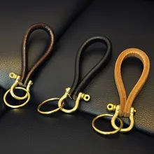 Cowhide Leather Keychain Classic U Buckle Handmade Metal Chaveiro Key Chain Ring Holder Liaveros Porte Clef Portachiavi Chaveiro
Cowhide Leather Keychain Classic U Buckle Handmade Metal Chaveiro Key Chain Ring Holder Liaveros Porte Clef Portachiavi Chaveiro
