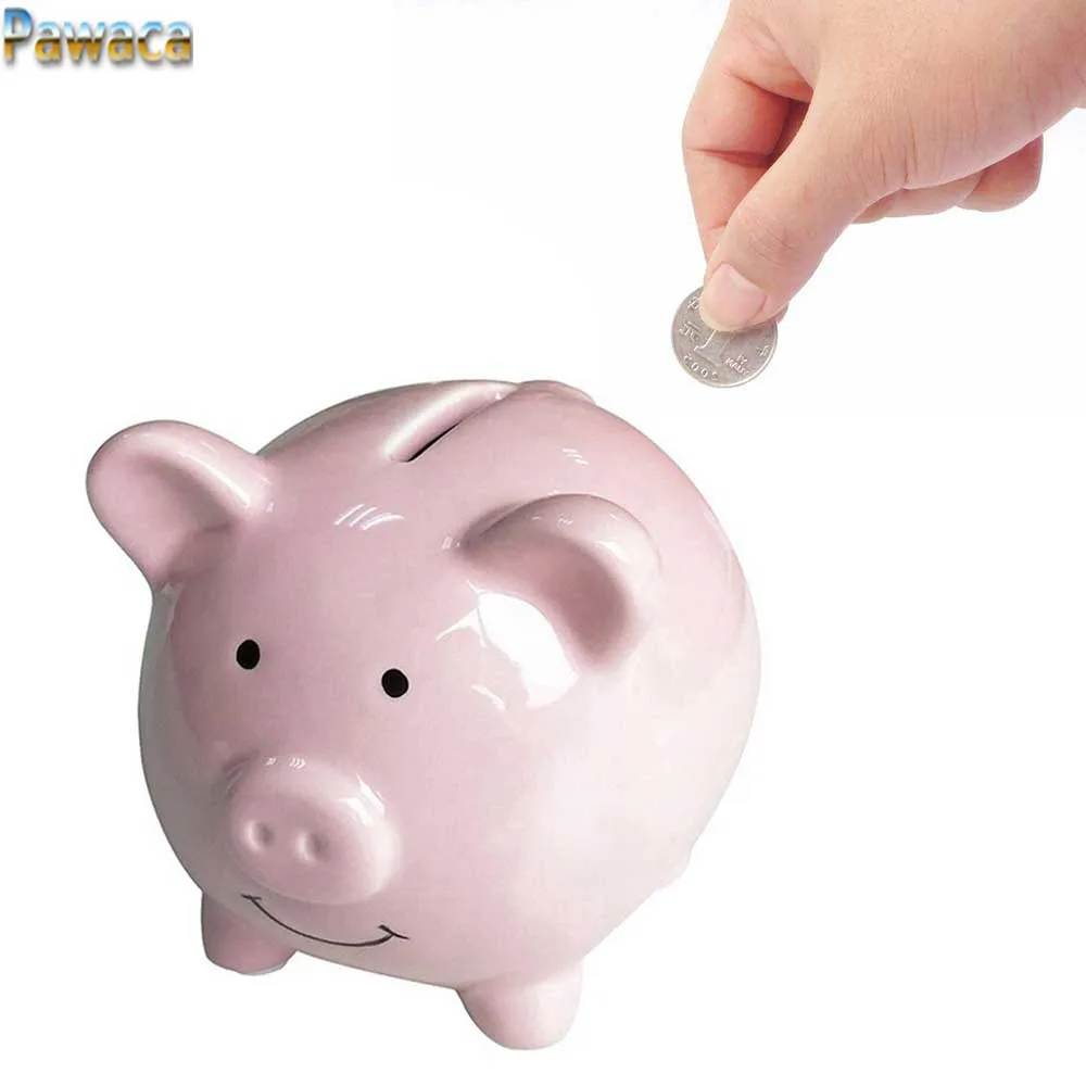 Piggy Coin Box Ceramic Piggy Bank Money Cute Pig Cartoon Saving Bank Money Box Kids Birthday Gift Toy Craft Home Decoration
Piggy Coin Box Ceramic Piggy Bank Money Cute Pig Cartoon Saving Bank Money Box Kids Birthday Gift Toy Craft Home Decoration