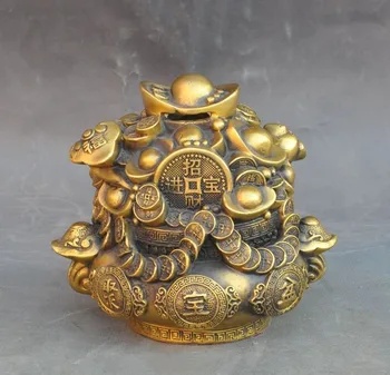 wedding decoration Lucky China Brass yuanbao money coin wealth ruyi piggy bank Money cans Moneybox New Year
wedding decoration Lucky China Brass yuanbao money coin wealth ruyi piggy bank Money cans Moneybox New Year