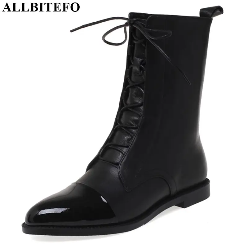 ALLBITEFO high quality genuine leather brand women boots low-heeled comfortable women martin boots ankle boots for women
ALLBITEFO high quality genuine leather brand women boots low-heeled comfortable women martin boots ankle boots for women