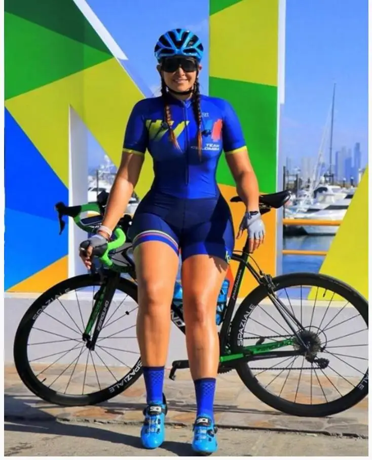2019 Pro Team Triathlon Suit Women's Cycling Jersey Skinsuit Jumpsuit Maillot Cycling Ropa ciclismo long sleeve set gel pad
2019 Pro Team Triathlon Suit Women's Cycling Jersey Skinsuit Jumpsuit Maillot Cycling Ropa ciclismo long sleeve set gel pad