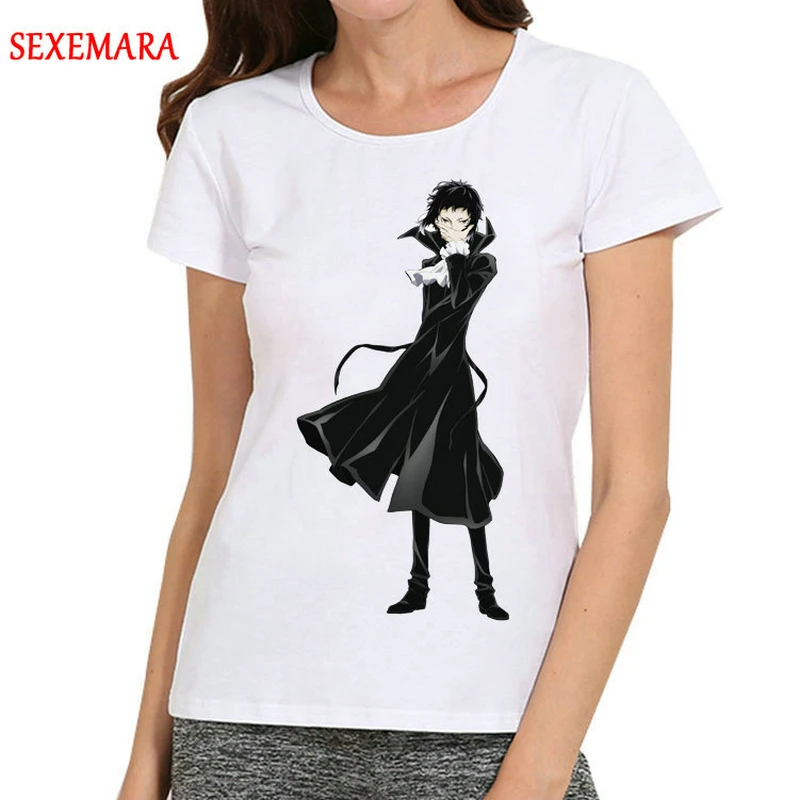 Women Bungo Stray Dogs T-Shirt Short Sleeve Streetwear Bungo Stray Dogs T Shirt Top Tees tshirt White Base T-shirt
Women Bungo Stray Dogs T-Shirt Short Sleeve Streetwear Bungo Stray Dogs T Shirt Top Tees tshirt White Base T-shirt