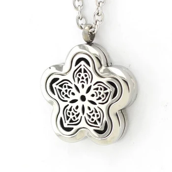 10pcs/lot Stainless Steel Flower Shape Aroma Essential Oil Diffuser Perfume Locket Pendant Necklace
10pcs/lot Stainless Steel Flower Shape Aroma Essential Oil Diffuser Perfume Locket Pendant Necklace