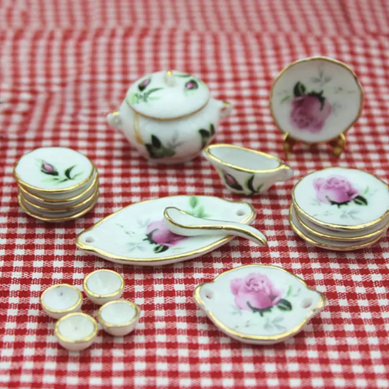 1 Set Miniature Food Play Scene Model Doll House Accessories Mini Ceramic Tableware Chinese Classical Style
1 Set Miniature Food Play Scene Model Doll House Accessories Mini Ceramic Tableware Chinese Classical Style