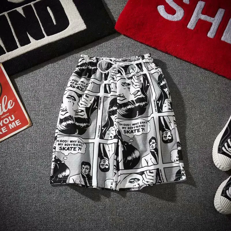 Japanese Harajuku 3D Digital Print Tide Brand Shorts Men Fashion Comics Graffiti Hip Hop Shorts Streetwear Men's Shorts WGDK53
Japanese Harajuku 3D Digital Print Tide Brand Shorts Men Fashion Comics Graffiti Hip Hop Shorts Streetwear Men's Shorts WGDK53