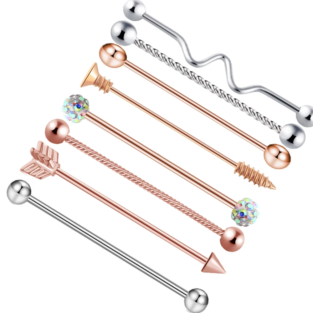 JUNLOPWY Stainless Steel 14G Body Piercing Industrial Barbell Earring Tragus Cartilage Helix-Conch 38mm Ear Bar For Woman Man
JUNLOPWY Stainless Steel 14G Body Piercing Industrial Barbell Earring Tragus Cartilage Helix-Conch 38mm Ear Bar For Woman Man