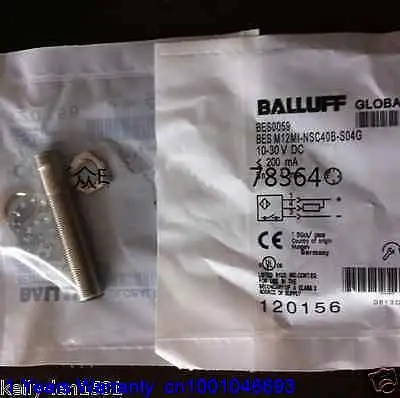 DHL/EUB 2pcs NEW Original for Balluff BES M12MI-NSC40B-S04G Proximity Switch 15-18
DHL/EUB 2pcs NEW Original for Balluff BES M12MI-NSC40B-S04G Proximity Switch 15-18