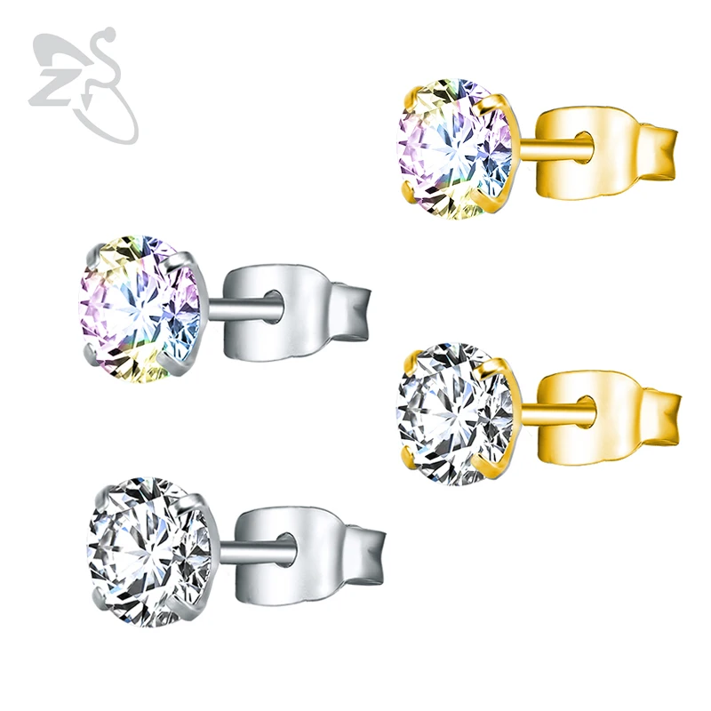 Crystal Baby Earrings Studs Surgical Steel Stud Earrings Woman Fashion Kids Earrings Zircon CZ Body Jewelry Pendientes Gifts
Crystal Baby Earrings Studs Surgical Steel Stud Earrings Woman Fashion Kids Earrings Zircon CZ Body Jewelry Pendientes Gifts