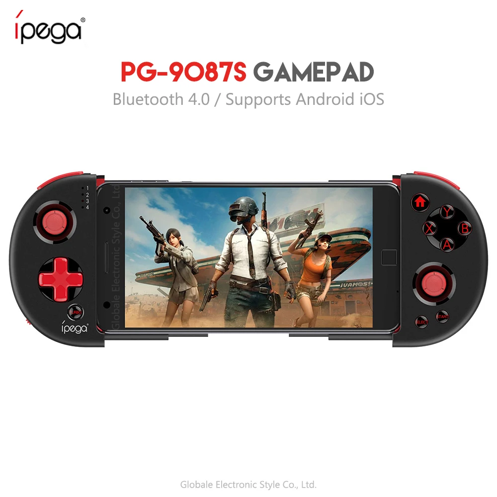 iPEGA PG-9087 9087s Bluetooth Gamepad for Android / IOS Smart Phone PG 9087 Extendable Game Controller for Tablet PC Tv Box
iPEGA PG-9087 9087s Bluetooth Gamepad for Android / IOS Smart Phone PG 9087 Extendable Game Controller for Tablet PC Tv Box