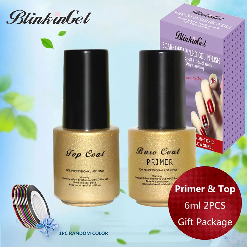 BlinkinGel 2pcs Primer Nail Acid Primer Bonder with Top Coat Primer for Nail LED Gel Polish Base for Gel Nail Polish Resin Base
BlinkinGel 2pcs Primer Nail Acid Primer Bonder with Top Coat Primer for Nail LED Gel Polish Base for Gel Nail Polish Resin Base