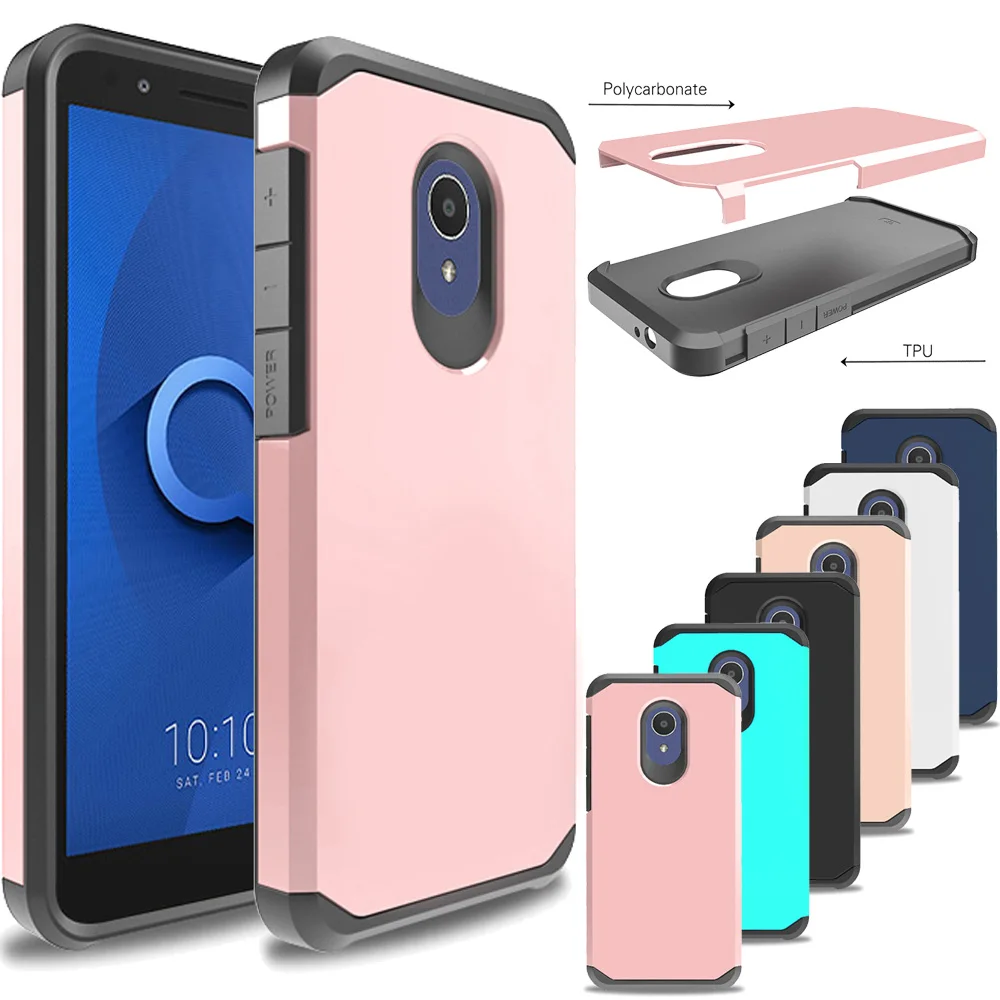 Dual Layer Soft TPU & Hard PC Back Armor Case Shockproof Protective Cover For Alcatel 1X Evolve / IdealXtra 5059R /TCL LX A502DL
Dual Layer Soft TPU & Hard PC Back Armor Case Shockproof Protective Cover For Alcatel 1X Evolve / IdealXtra 5059R /TCL LX A502DL