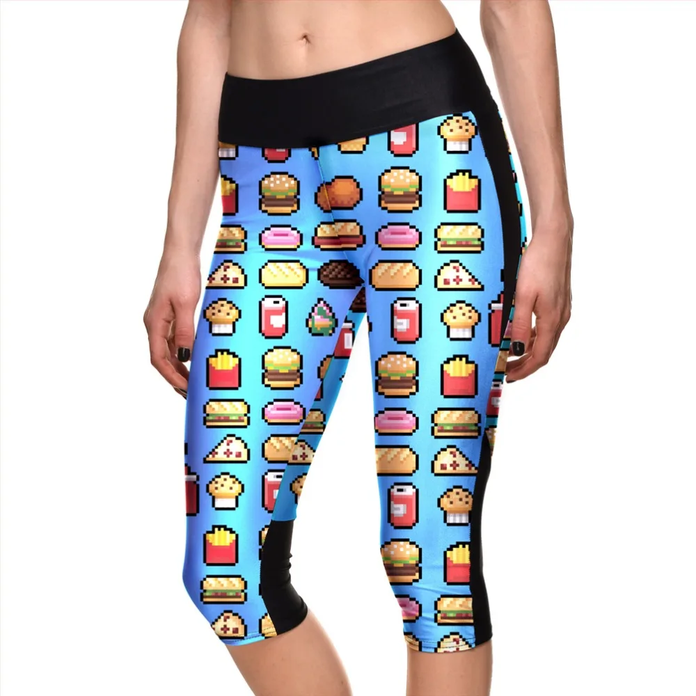 Blue Hamburg Cola Pattern Pixel Digital Printing Casual Style Capril Pants Polyester Outdoor Slim high Waist Leggings For Sports
Blue Hamburg Cola Pattern Pixel Digital Printing Casual Style Capril Pants Polyester Outdoor Slim high Waist Leggings For Sports