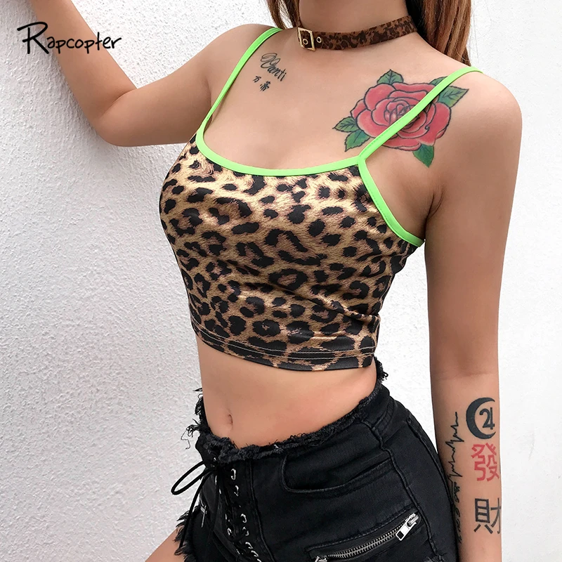 Rapcopter Stain Patchwork Leopard Straps Leopard Casual Camisole Women Summer Animal Printed Graphic Tank Top Crop Sexy Harajuku
Rapcopter Stain Patchwork Leopard Straps Leopard Casual Camisole Women Summer Animal Printed Graphic Tank Top Crop Sexy Harajuku
