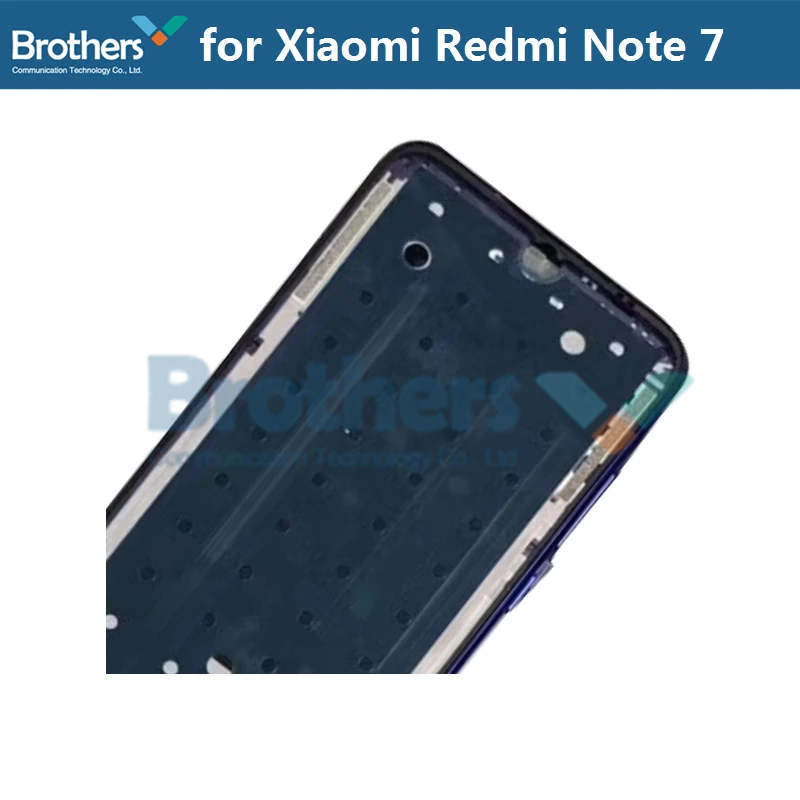 Front Frame For Xiaomi Redmi Note 7 Screen Bezel Holder for Xiaomi Redmi Note 7 LCD Plate Housing Phone Replacement Black Blue (7)