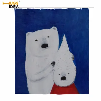HUGSIDEA Waterproof Shower Curtain Turtle Bathroom Decor Oil Painting Cat Decoration Cortina De Bano Bath Curtain Gift with hook
HUGSIDEA Waterproof Shower Curtain Turtle Bathroom Decor Oil Painting Cat Decoration Cortina De Bano Bath Curtain Gift with hook