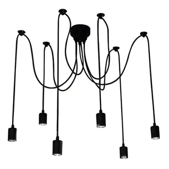 6 Lights Antique Edison Ajustable DIY Ceiling Spider Lamp Light E27 Retro Industrial Chandelier
6 Lights Antique Edison Ajustable DIY Ceiling Spider Lamp Light E27 Retro Industrial Chandelier