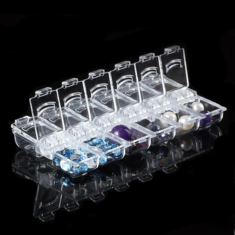 Empty Plastic Storage Box Newly 12 Compartment Container Nail Rhinestone Decoration Accessories Crystal Case Divided Nail Tools
Empty Plastic Storage Box Newly 12 Compartment Container Nail Rhinestone Decoration Accessories Crystal Case Divided Nail Tools
