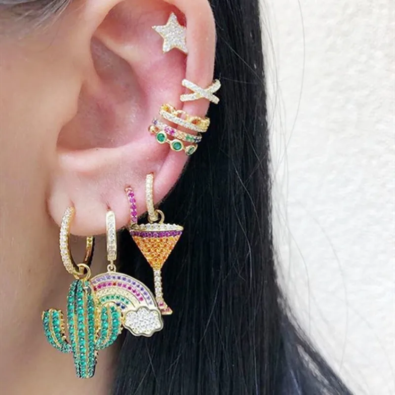 2019 HOT summer delicate green CZ cactus earring for ladies girl bohemian plant minimalist daily jewelry gold color dropshipping
2019 HOT summer delicate green CZ cactus earring for ladies girl bohemian plant minimalist daily jewelry gold color dropshipping