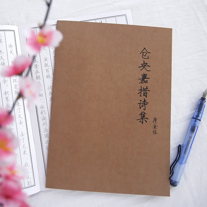 Фото Набор стихов Cangyang Gyatso 1448 жесткая ручка для каллиграфии перьевая книга взрослых