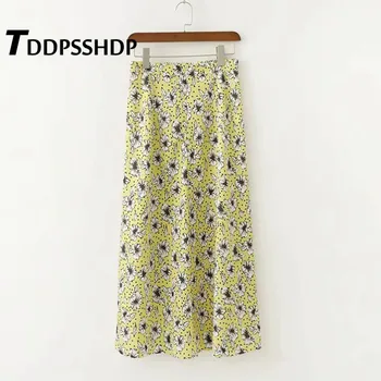 White Flower and Polka Dot Printing Women Skirt Yellow Color 2019 Spring Summer Sweet Female Skirts
White Flower and Polka Dot Printing Women Skirt Yellow Color 2019 Spring Summer Sweet Female Skirts