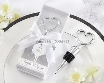 wedding favor gift and giveaways--Simply elegant Heart Love Chrome Bottle Stopper party favor souvenir 100pcs/lot
wedding favor gift and giveaways--Simply elegant Heart Love Chrome Bottle Stopper party favor souvenir 100pcs/lot