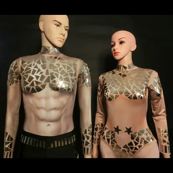 Sparkly Sequin Nude Elasticity Bodysuit Sexy Nightclub Men And Women Female Singer DJ Birthday Party Jazz Dance Costume DL3968
Sparkly Sequin Nude Elasticity Bodysuit Sexy Nightclub Men And Women Female Singer DJ Birthday Party Jazz Dance Costume DL3968