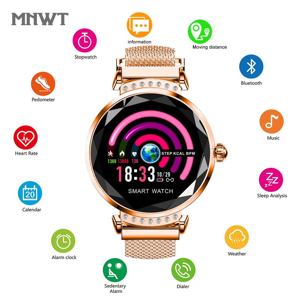MNWT Newest Fashion H2 Smart Wristband Fitness Tracker Heart Rate Monitoring Sport Waterproof Watches Bluetooth For Android IOS
MNWT Newest Fashion H2 Smart Wristband Fitness Tracker Heart Rate Monitoring Sport Waterproof Watches Bluetooth For Android IOS