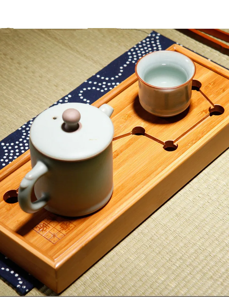 1PC Seven star Kung Fu Tea Set Natural Bamboo Tea Tray Rectangular Traditional Bamboo Puer Tea Tray Chahai Tea Table MF 026
1PC Seven star Kung Fu Tea Set Natural Bamboo Tea Tray Rectangular Traditional Bamboo Puer Tea Tray Chahai Tea Table MF 026