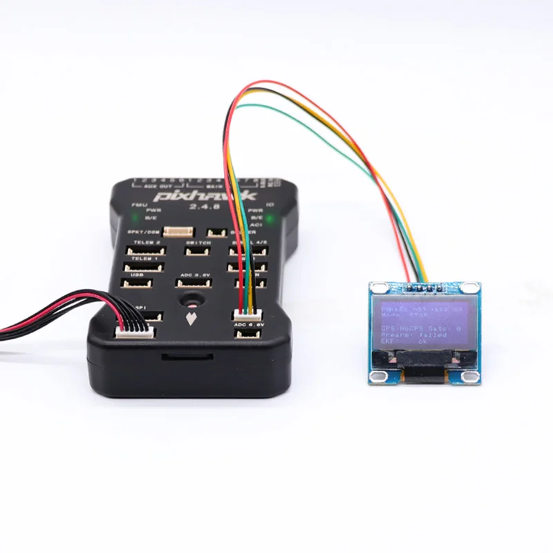 OSD OLED Display for Pixhawk 2.4.8 PIX PX4 Flight Control Flight display flight status Connected to I2C Interface of Pixhawk
OSD OLED Display for Pixhawk 2.4.8 PIX PX4 Flight Control Flight display flight status Connected to I2C Interface of Pixhawk