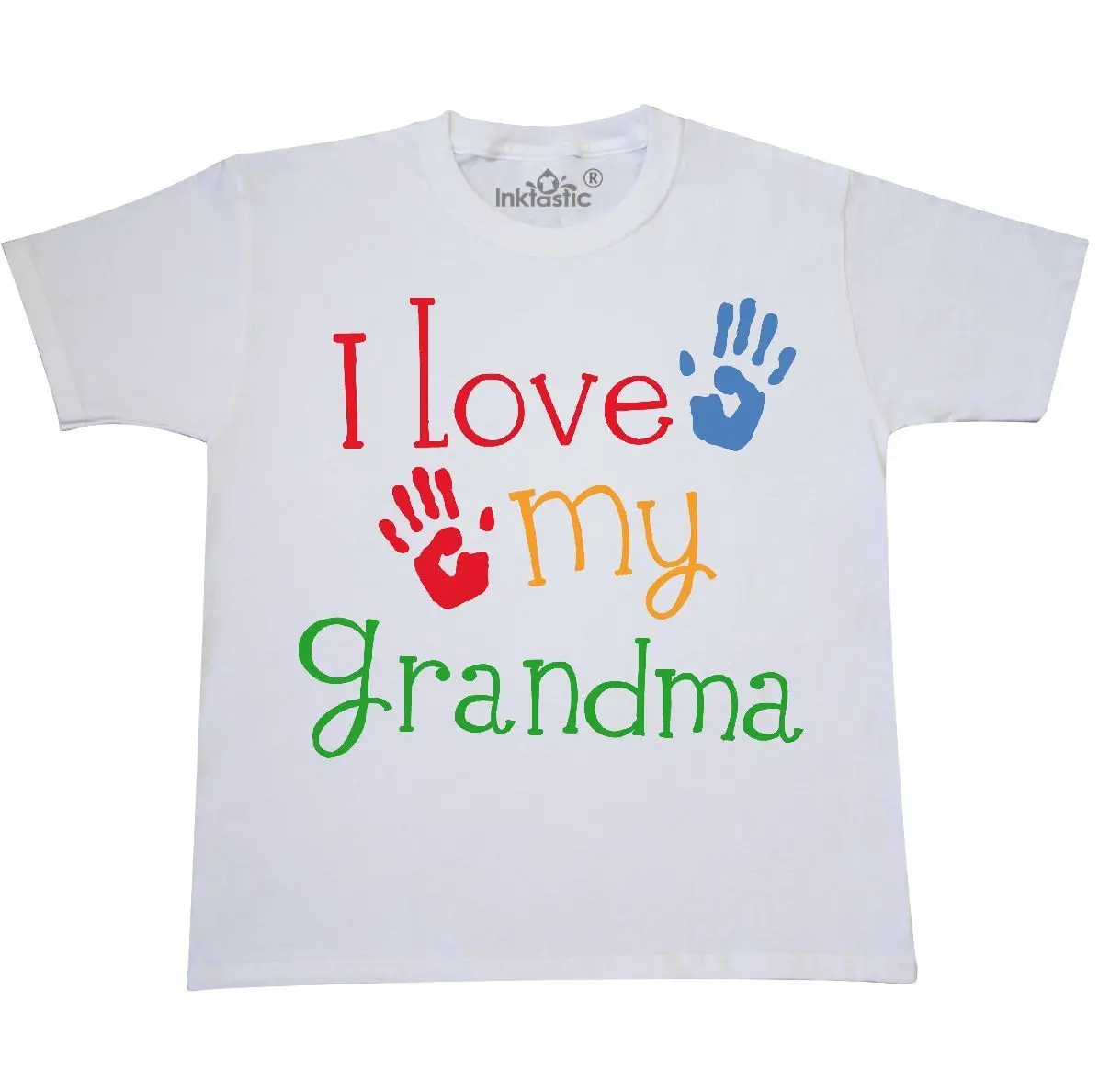 Inktastic I Love My Grandma Youth футболка подарок бабушке дню матери дедушке кошке ветровка с