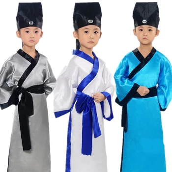 Hanfu Boy Chinese Folk Dance Costume Boys Traditional Ancient Chinese Costumes Kids Tang Stage Performance Clothing DNV10941
Hanfu Boy Chinese Folk Dance Costume Boys Traditional Ancient Chinese Costumes Kids Tang Stage Performance Clothing DNV10941