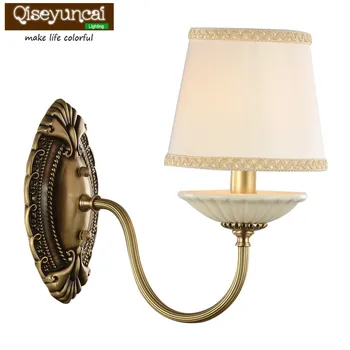 Qiseyuncai American living room copper wall lamp study bedroom bedside simple single head copper wall lamp
Qiseyuncai American living room copper wall lamp study bedroom bedside simple single head copper wall lamp