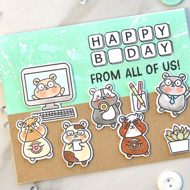 Happy Birthday Computer Transparent Clear Silicone Stamp/Seal for DIY Scrapbooking/Photo Album Decorative Card Making 4*6inch
Happy Birthday Computer Transparent Clear Silicone Stamp/Seal for DIY Scrapbooking/Photo Album Decorative Card Making 4*6inch