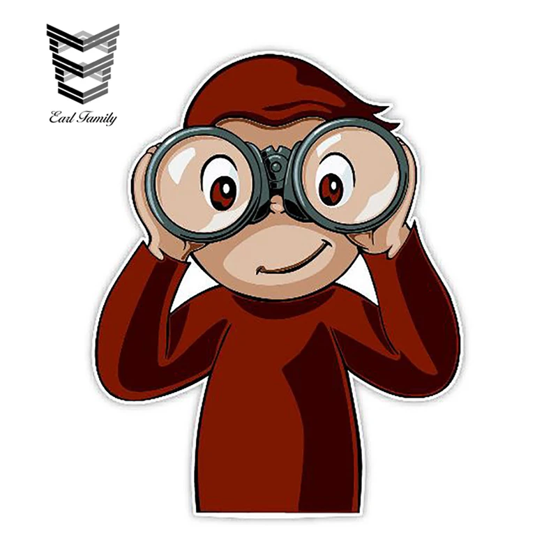 EARLFAMILY 13cm X 10.4cm Car Sticker Curious George Decal Personality Car Styling Animal Vinyl Decal Graphic Waterproof Stickers
EARLFAMILY 13cm X 10.4cm Car Sticker Curious George Decal Personality Car Styling Animal Vinyl Decal Graphic Waterproof Stickers
