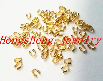 1000pcs/lot gold color U shape metal Wire Guard Guardian Protectors loops Jewelry findings accessory for child's necklace
1000pcs/lot gold color U shape metal Wire Guard Guardian Protectors loops Jewelry findings accessory for child's necklace
