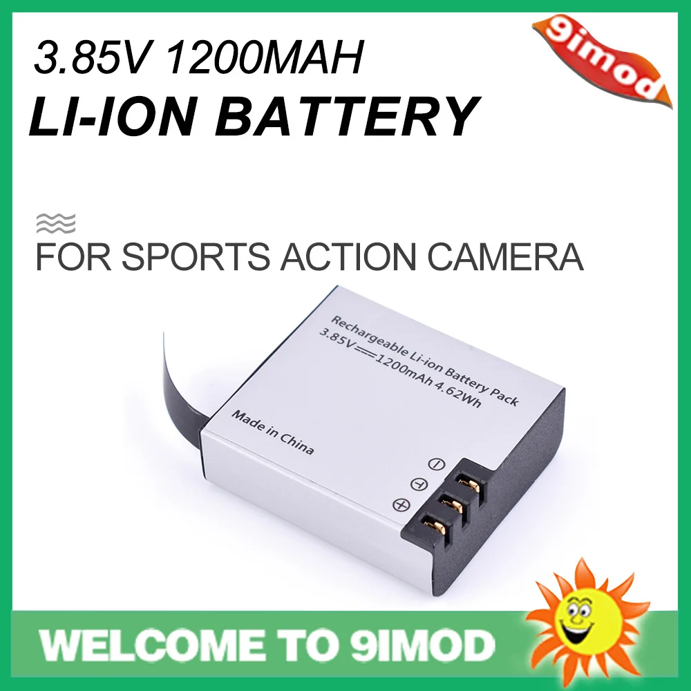Hawkeye Firefly S009R 3.85V 1200mAh 4.62Wh Li-ion Rechargeable Replacement Battery for Firefly 8S 8SE Action Camera
Hawkeye Firefly S009R 3.85V 1200mAh 4.62Wh Li-ion Rechargeable Replacement Battery for Firefly 8S 8SE Action Camera