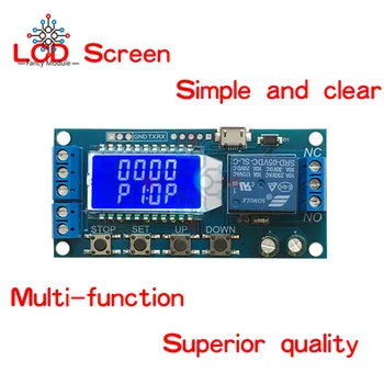 XY-LJ02 Timer Relay Delay Switch Module Delay Power Off and Trigger Delay Cycle Timing Circuit Switch with LCD Digital Display
XY-LJ02 Timer Relay Delay Switch Module Delay Power Off and Trigger Delay Cycle Timing Circuit Switch with LCD Digital Display