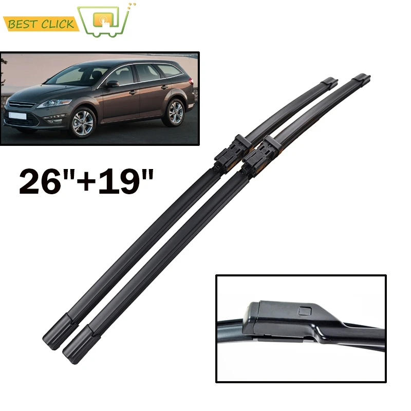 Misima 26"+19" Windshield Windscreen Wiper Blades For Ford Mondeo 4 Front Window Wiper 2007 2008 2009 2010 2011 2012 2013 2014
Misima 26"+19" Windshield Windscreen Wiper Blades For Ford Mondeo 4 Front Window Wiper 2007 2008 2009 2010 2011 2012 2013 2014
