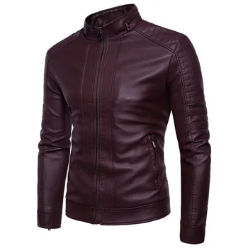 2018 New Spring And Autumn Korean Men's Pu Leather Jackets Men's Fashionable Casual And Cashmere Leather Jacket, Large SizeM-3XL
2018 New Spring And Autumn Korean Men's Pu Leather Jackets Men's Fashionable Casual And Cashmere Leather Jacket, Large SizeM-3XL
