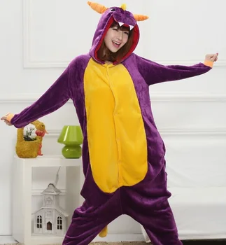 Cartoon Pijama Kigurumi Purple Dinosaur Homewear Flannel Warm Animal Pajamas One Piece For Adults Funny Party Jumpsuit
Cartoon Pijama Kigurumi Purple Dinosaur Homewear Flannel Warm Animal Pajamas One Piece For Adults Funny Party Jumpsuit