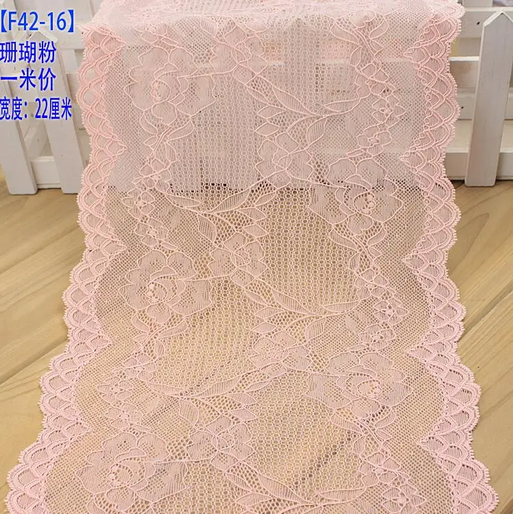 2 Meters Elastic Embroidered Coral Pink Lace Trim Applique Lace Ribbon Stretchy Lace Fabric DIY Craft For Sewing
2 Meters Elastic Embroidered Coral Pink Lace Trim Applique Lace Ribbon Stretchy Lace Fabric DIY Craft For Sewing