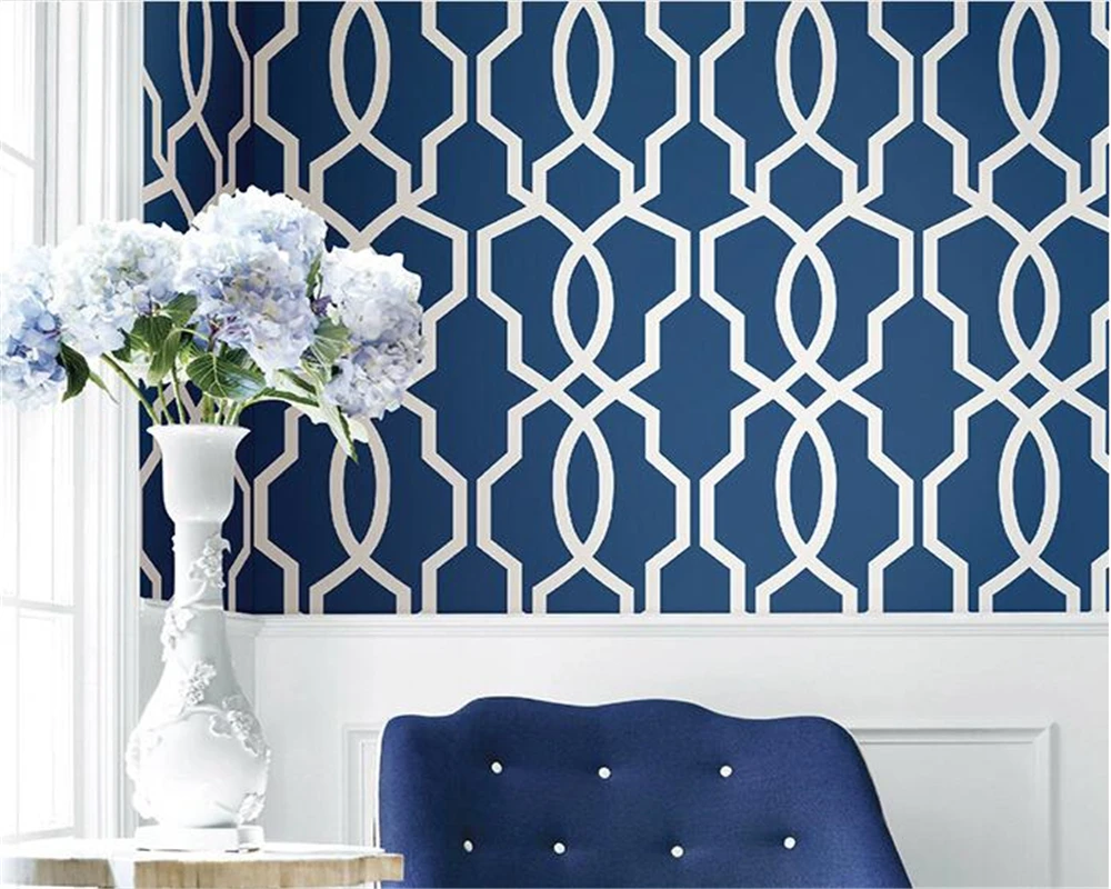 beibehang The new Chinese style bedroom modern minimalist wall paper woven plain lattice window geometry background 3d wallpaper
beibehang The new Chinese style bedroom modern minimalist wall paper woven plain lattice window geometry background 3d wallpaper