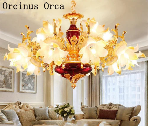 European luxury color crystal chandelier living room dining room bedroom French creative LED alloy ceramic Chandelier
European luxury color crystal chandelier living room dining room bedroom French creative LED alloy ceramic Chandelier