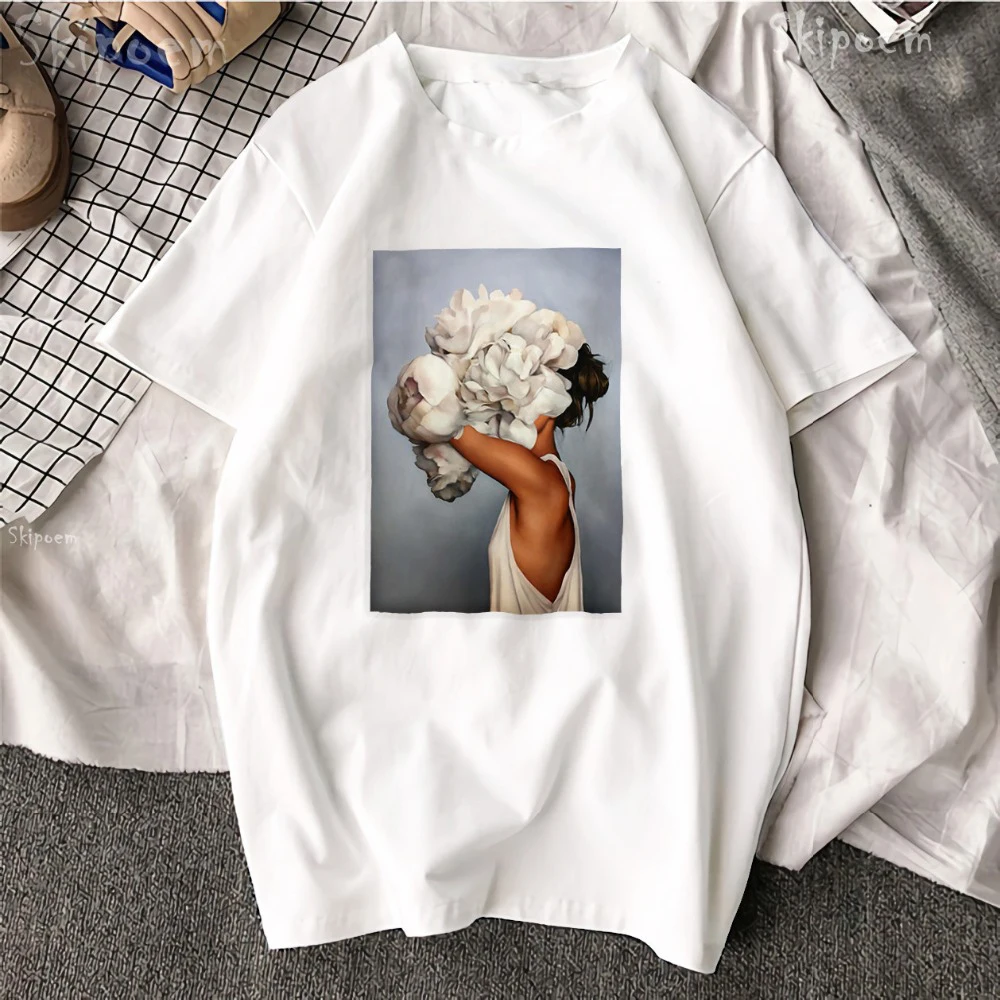 Women Fashion Summer Floral Printed T shirt Casual Short Sleeve O Neck White Tee Shirt Tops WDC2113
Women Fashion Summer Floral Printed T shirt Casual Short Sleeve O Neck White Tee Shirt Tops WDC2113