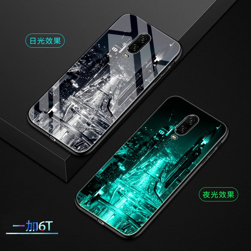 For Oneplus 6T Case Luxury Luminous Hard Tempered Glass Protective Back Cover Case for oneplus6 6t one plus 6t full cover shell
For Oneplus 6T Case Luxury Luminous Hard Tempered Glass Protective Back Cover Case for oneplus6 6t one plus 6t full cover shell