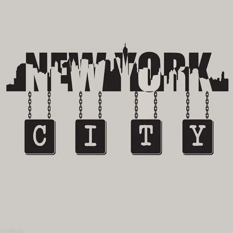 New York City Skyline Wall Quote Vinyl Decal Wall Art Vinyl Sticker Decals Mural New York Silhouette Wall Mural - Removable C03
New York City Skyline Wall Quote Vinyl Decal Wall Art Vinyl Sticker Decals Mural New York Silhouette Wall Mural - Removable C03