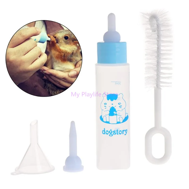 1Set Pet Milk Bottle 30ml Silicone Nipple Small Animal Feeding With Brush Funnel Water Milk Feeder for Rabbit Hamster C42
1Set Pet Milk Bottle 30ml Silicone Nipple Small Animal Feeding With Brush Funnel Water Milk Feeder for Rabbit Hamster C42