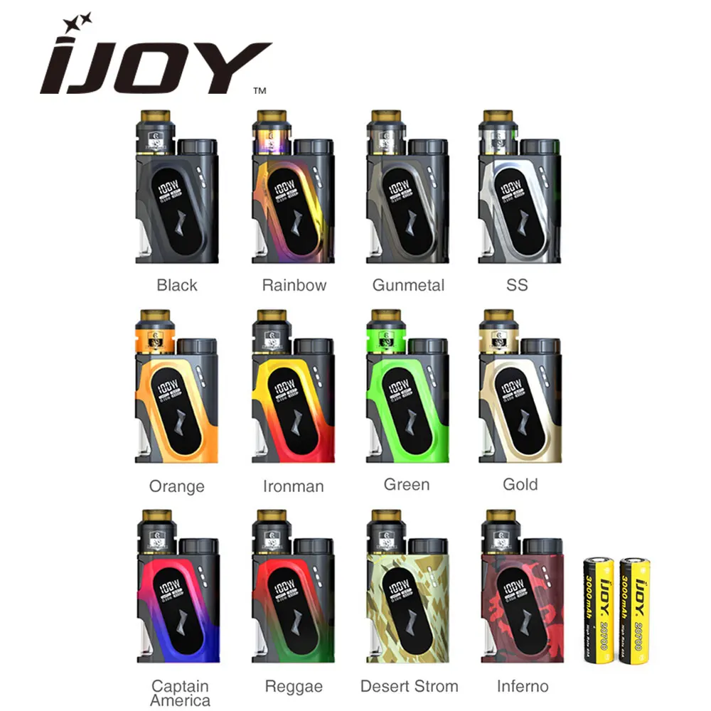 Original 100W IJOY CAPO SRDA Squonker Kit 100W CAPO Squonker MOD 3000mAh 20700 Battery & COMBO SRDA Tank E-Cigarette Vaping Kit
Original 100W IJOY CAPO SRDA Squonker Kit 100W CAPO Squonker MOD 3000mAh 20700 Battery & COMBO SRDA Tank E-Cigarette Vaping Kit