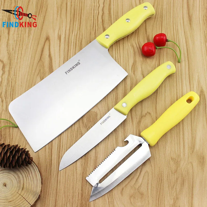 FINDKING New 3 pcs kitchen knives tools set quality stainless steel kitchen knife set for meat fruit knife multi peeler gadgets
FINDKING New 3 pcs kitchen knives tools set quality stainless steel kitchen knife set for meat fruit knife multi peeler gadgets